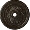 Ekena Millwork Palmetto Ceiling Medallion (Canopies up to 7 5/8"), 31 1/2"OD x 3 5/8"ID x 1 3/4"P, Stone Hearth CM31PMSHF - alternate 1